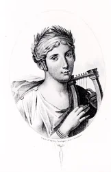 Porträt von Sappho